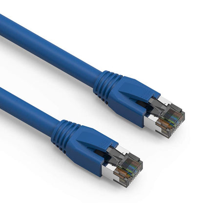 Nippon Labs 25Ft Cat.8 S/FTP Ethernet Network Cable 2GHz 40G Blue