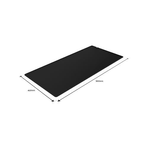 HyperX Pulsefire Mat Cloth XL- Mousepad Profesional para Gaming, Extra Largo (Extra Large) - Superficie optimizada para Velocidad, Costura antidesgaste 900x420x3mm (4Z7X5AA)