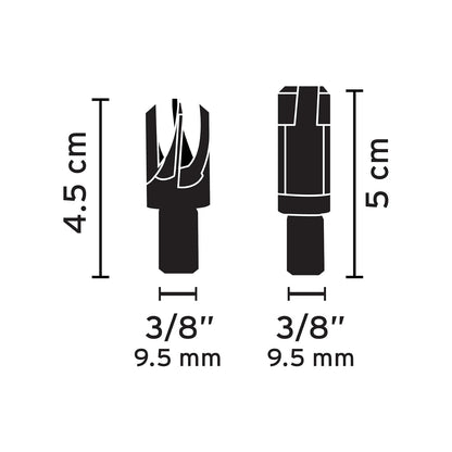 Truper JBC-8, Juego de 8 brocas clavacote para madera