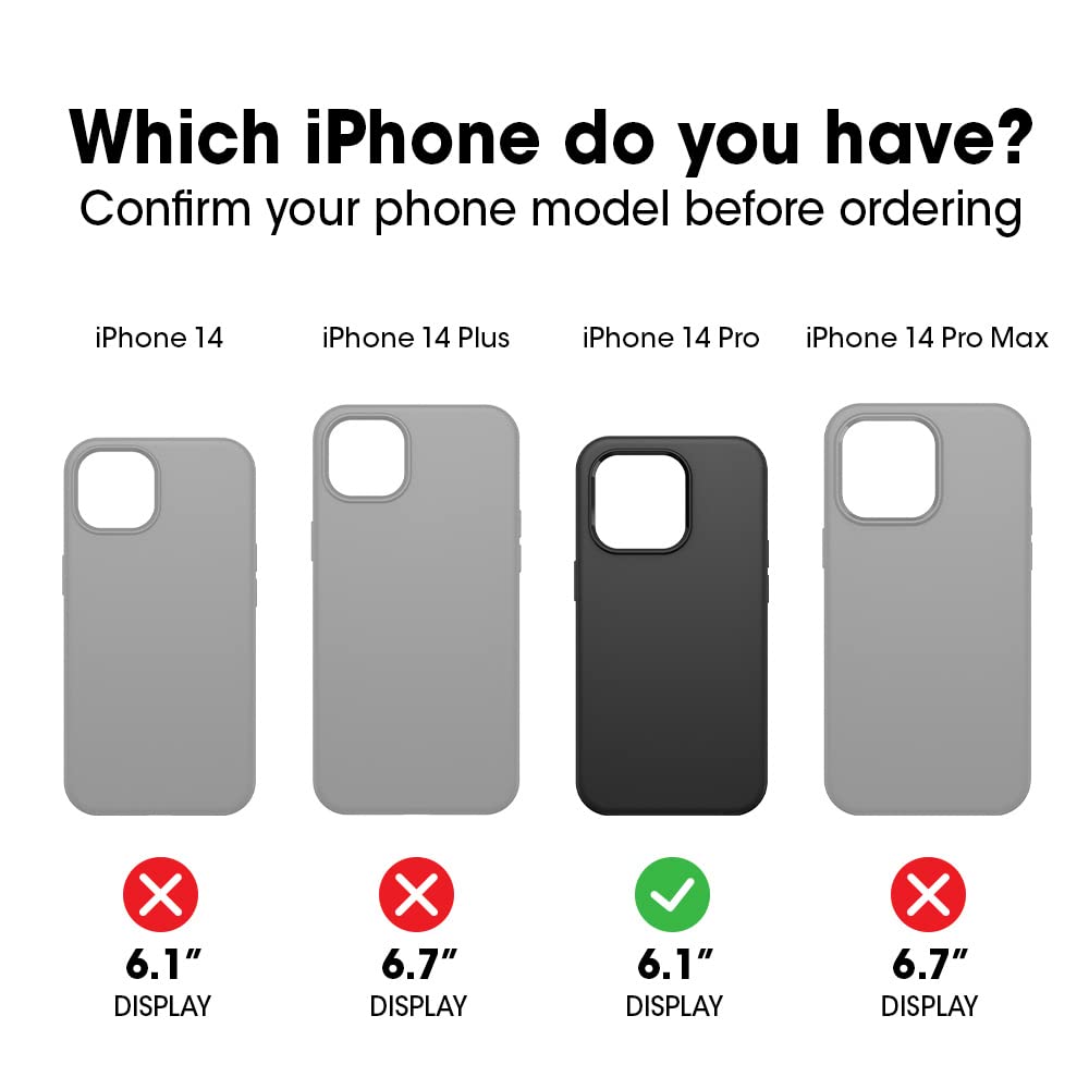 OtterBox PREFIX SERIES para iPhone 14 Pro (ONLY) - PURPLEXING (Morado)