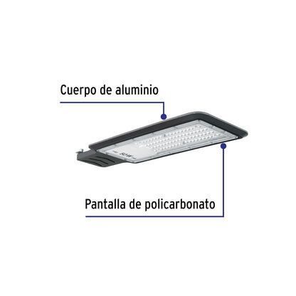 Volteck Basic SUB-740L, Luminario suburbano LED 50 W 6500 K