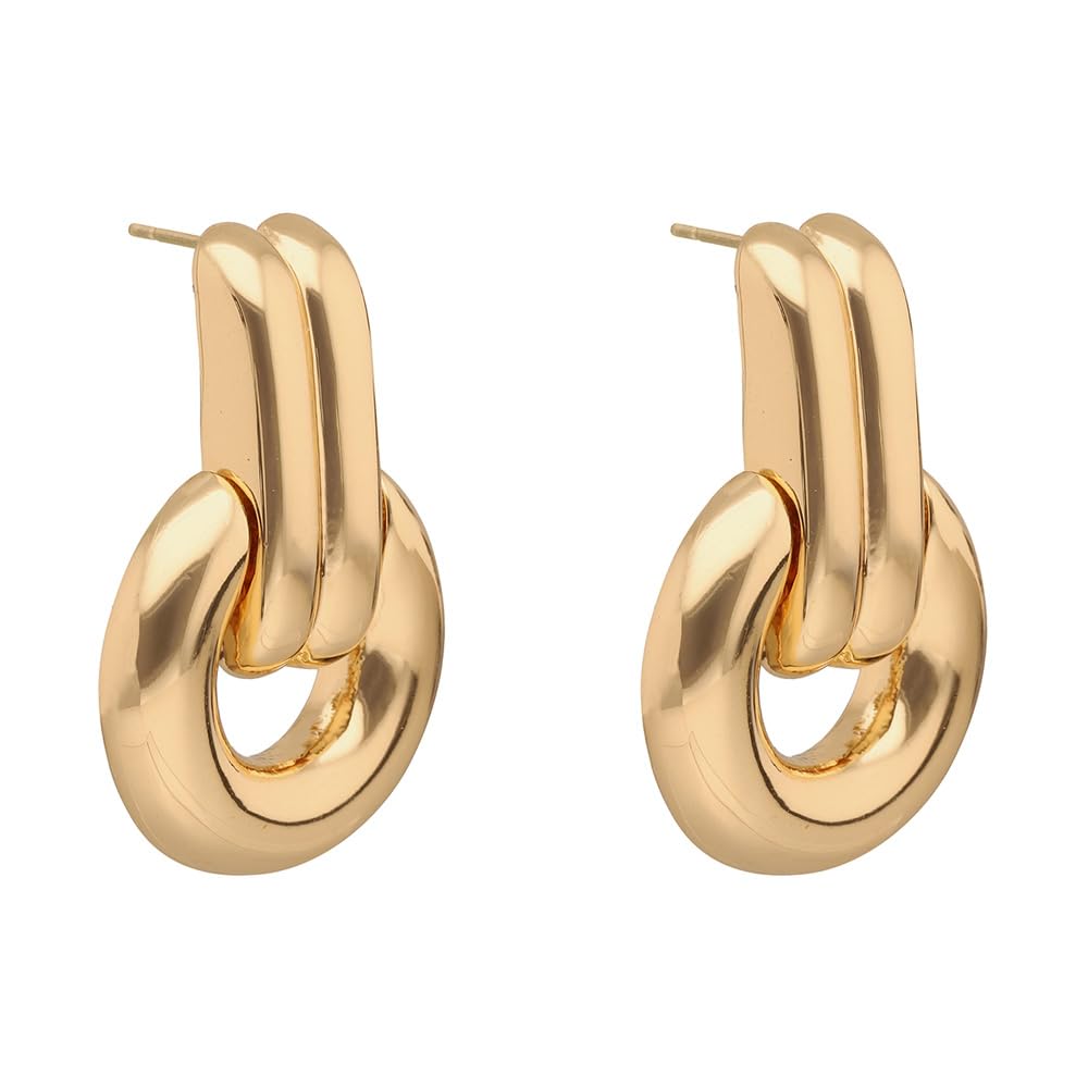 Nine West Aretes Dorado para Mujer