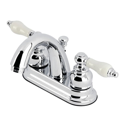 Kingston Brass KB5611PL Restoration - llave de lavabo de 4 pulgadas, cromo pulido