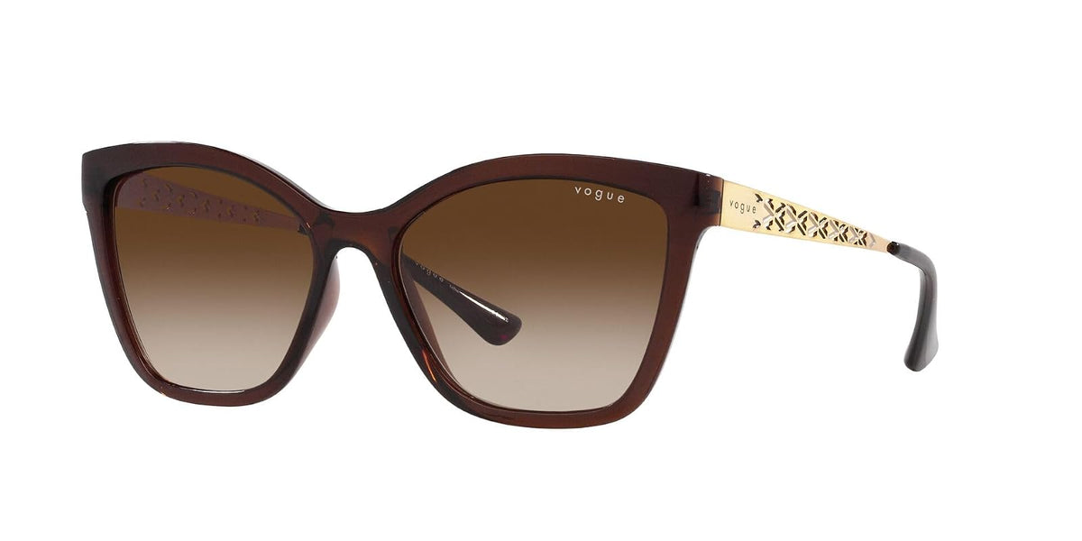 VOGUE LENTES SOLAR 0VO5504SL FEMALE FASHION INJECTED BUTTERFLY TRANSLUCENT BROWN 57