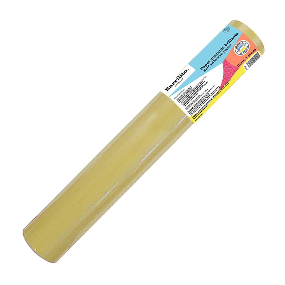 Barrilito Papel Contacto Amarillo Rollo. 0.45x20m. 8020