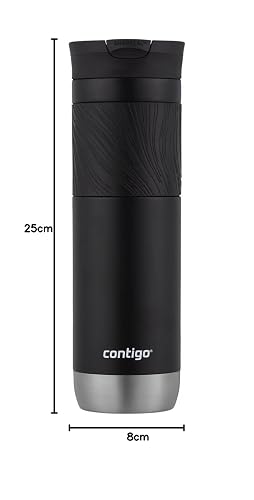 Contigo 2094860 Byron 2.0 Regaliz, Negro, 24 oz