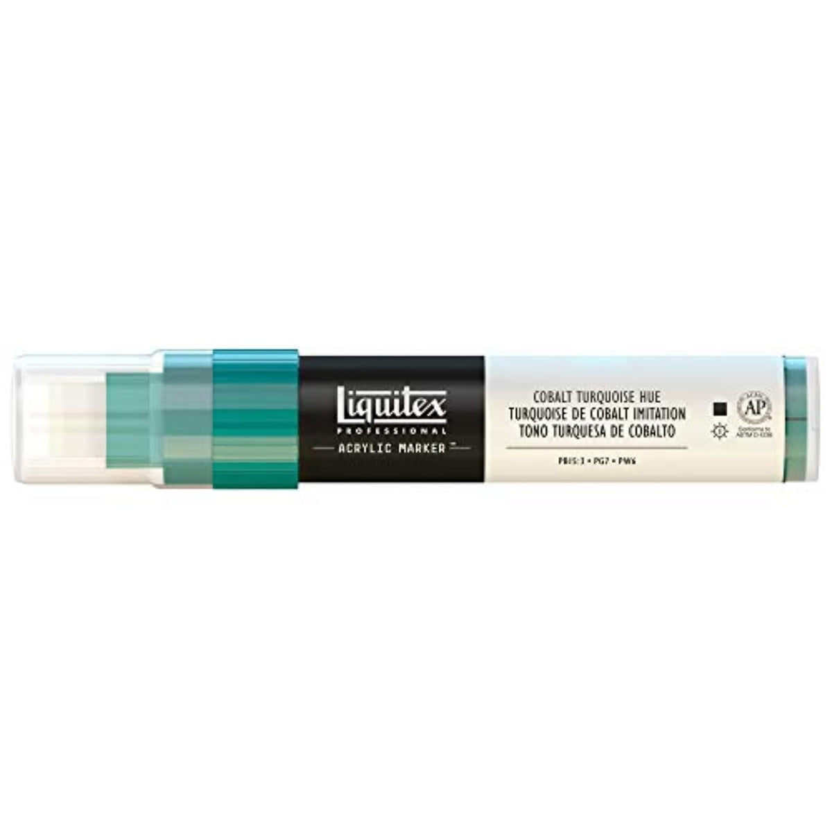 Liquitex Professional Marcador Acrílico de Punta Ancha 15 mm - Verde (Cobalt Turquoise Hue - 169)