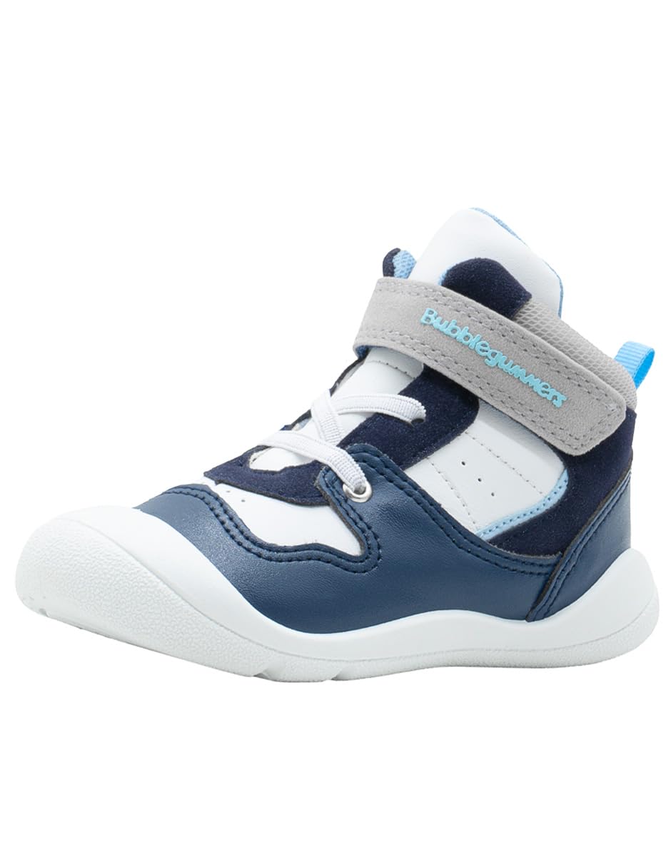 Bubble Gummers Apolo Zapato Escolar Unisex para niños - 15.0 cm - Blanco Marino