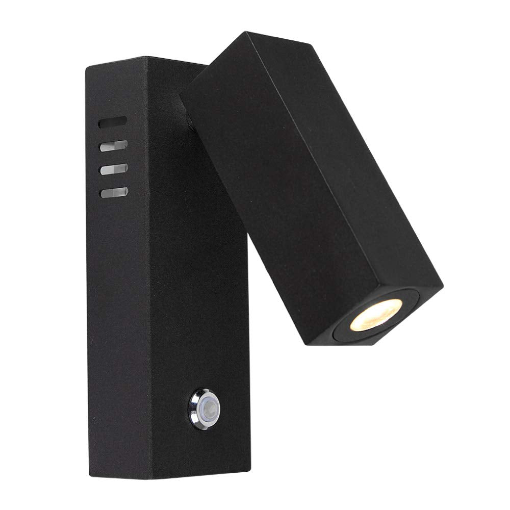 Tecnolite - Luz de Lectura LED Pared 3.4 W, Luz Cálida Brillante, Dirigible