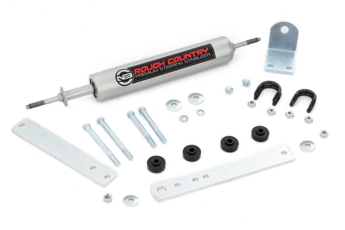 Rough Country N3 Estabilizador Dirección Delantero para Ford F150, F250, F350, Bronco 80-96