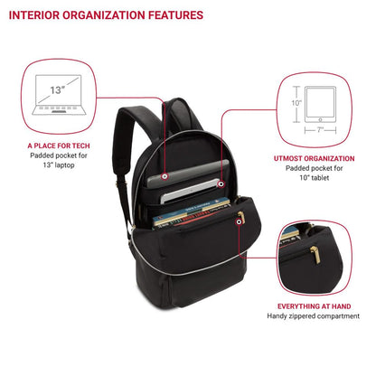 SwissGear Serenity Luxe Women's Laptop Backpack Mochila Unisex adulto