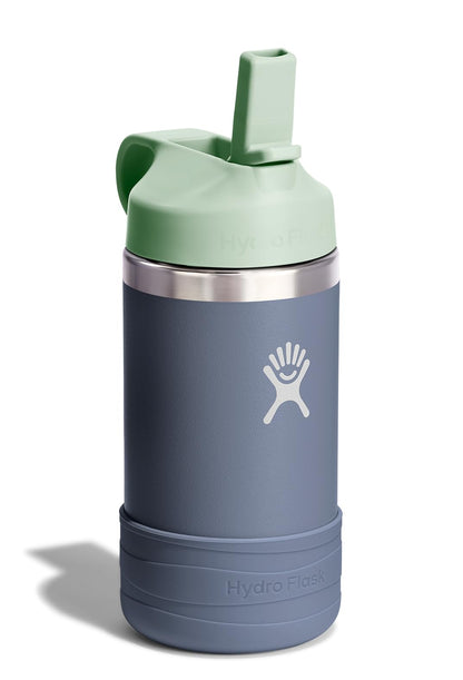 Hydro Flask - Botella de Agua para niños para la Escuela, Acero Inoxidable y aislada con Tapa de Popote, Koala de 12 onzas
