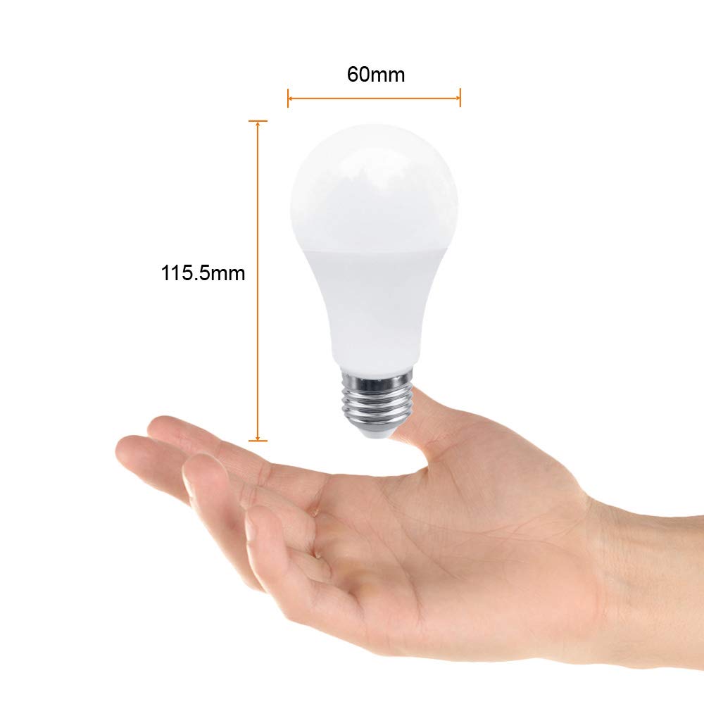 Tecnolite Connect - Paquete 3 Focos Inteligentes Luz Blanca WiFi y Bluetooth, Comp. Alexa, App Connect, Glow Smart, Iluminación blanca, cálida, fría, Iluminación Interior