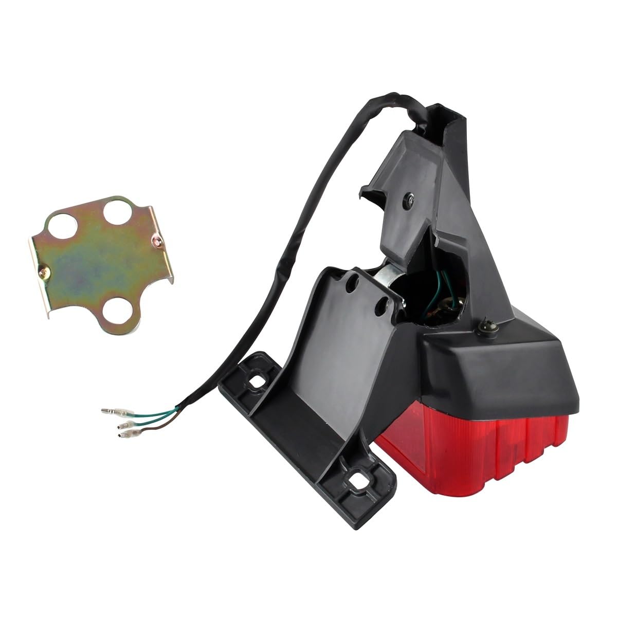 Italika F09030076 Calavera Trasera LED Rojo para DT110 y FT115