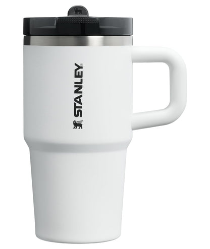 Stanley Quencher ProTour Vaso Térmico con Popote Abatible, Acero Inoxidable - 20 Ounces - Tiza