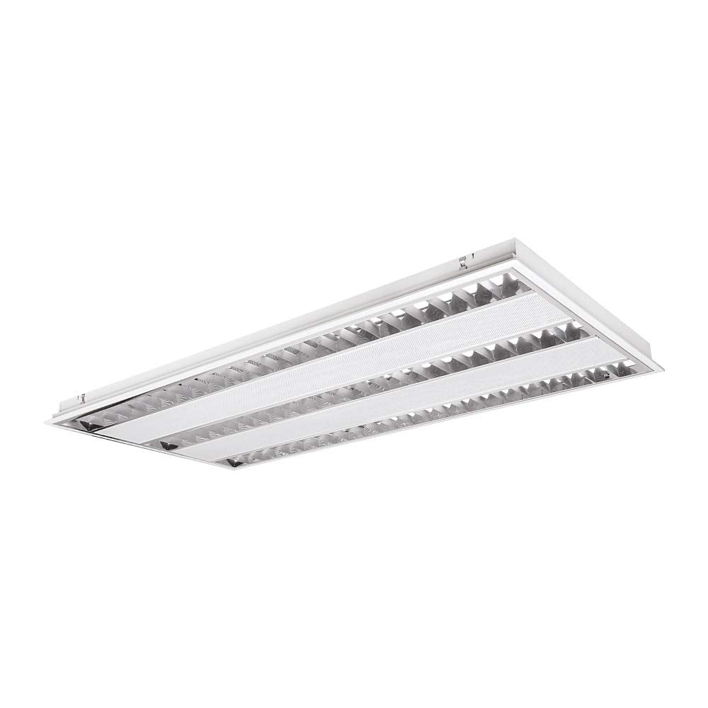 Tecnolite Lámpara Oficina Interior EmpotradoS G5 x 3, Luz Blanca Neutra 48LTLLED3280V40B