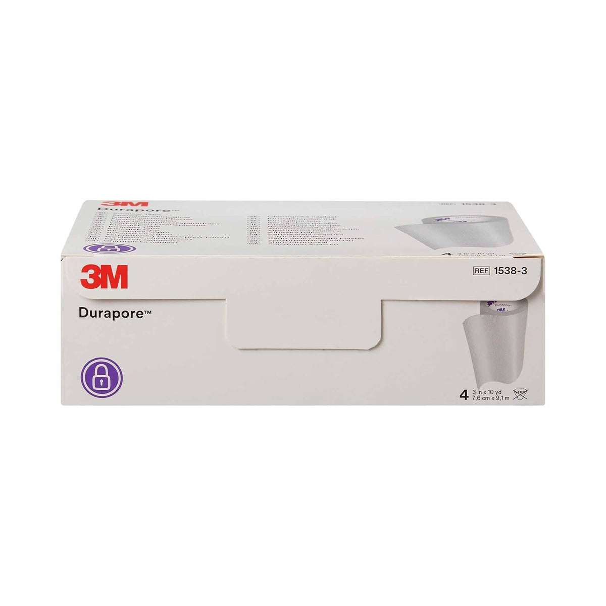 3M 1538-3 Durapore Tape (Pack of 4)