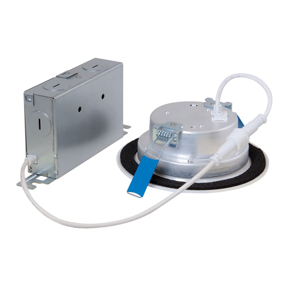 HALO LTB CCT seleccionable de 4 pulgadas (3000K-5000K) LED integrado, luz empotrada blanca, ajuste regulable