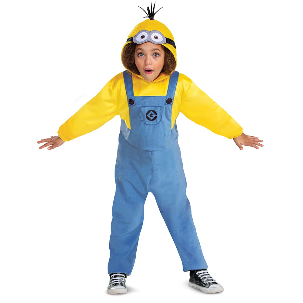 Disfraz Oficial de Kevin Infantil, Minions: Nace un Villano, Talla Infantil Grande (10-12)