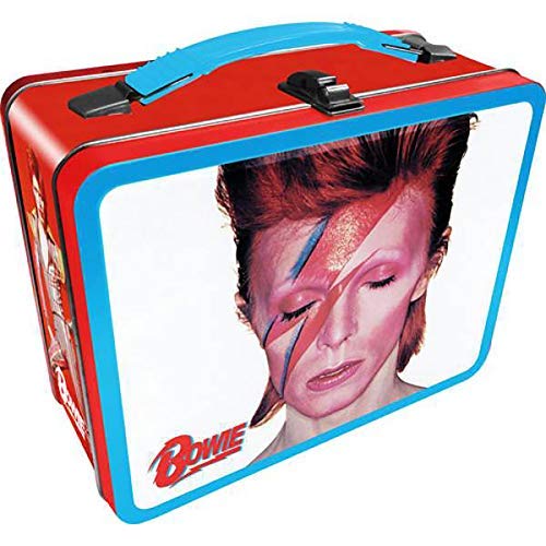 AQUARIUS David Bowie Aladdin Sane Fun Box - Caja de almacenamiento resistente con mango de plástico y cubierta frontal en relieve, producto oficial y regalo coleccionable