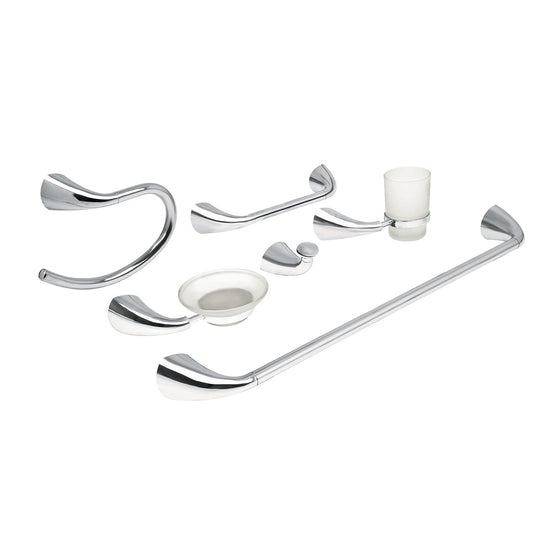 Foset Aero AEA-7000, Juego de accesorios para baño, 6 piezas