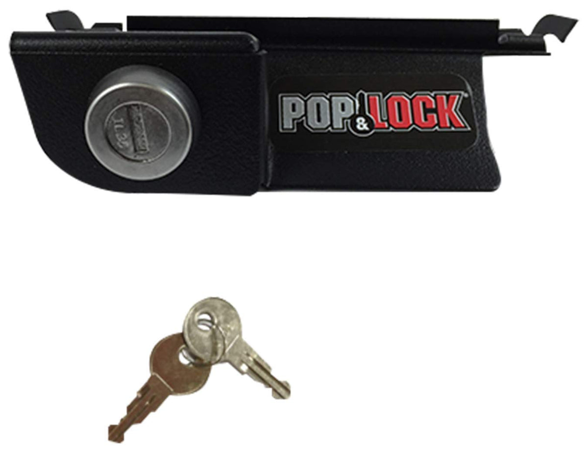 Pop & Lock PL3400 Cerradura Manual para Puerta Trasera Dodge Ram 1500 2500 y 3500 2002-2008 Negro Funciona sin Bloqueo de Fábrica