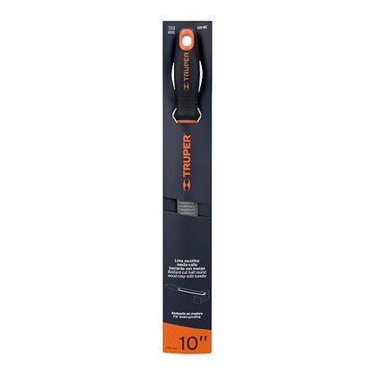 Truper LES-10T, Lima escofina 10" con mango doble inyección