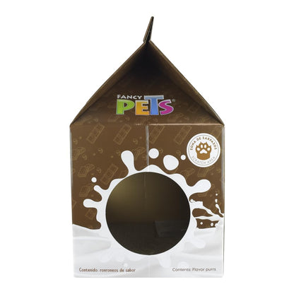 Fancy Pets Milky Chocolate Cat House Divertida Casa de Cartón con Rascador para Gato