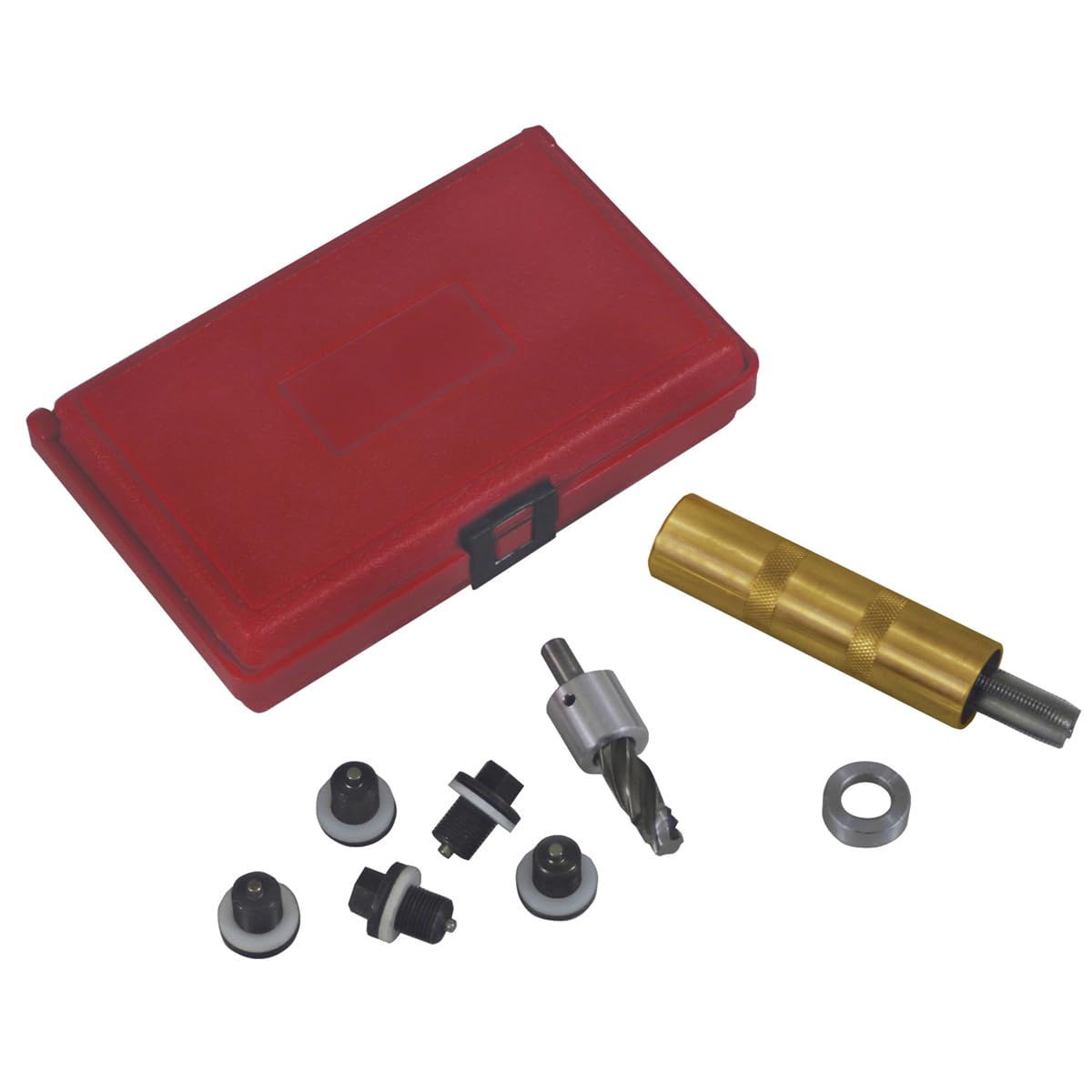 Lisle 58850 Kit de rerosca para tapón de Aceite - Kit de reenhebrado de tapón de aceite