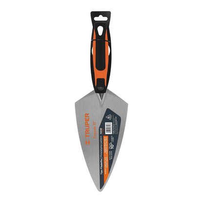 Truper CT-10B, Cuchara para albañil tipo Filadelfia 10" mango
