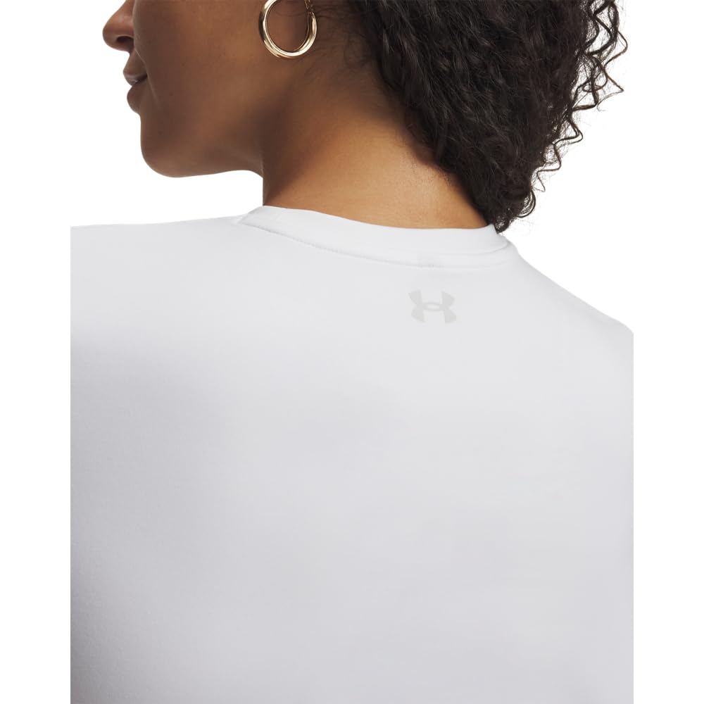 Under Armour Playera Manga Corta para Entrenamiento Motion Fitted SS para Mujer Talla CH Color Blanco