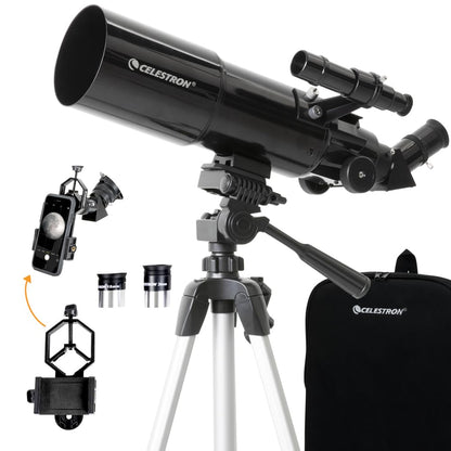 Celestron Telescopio Refractor de Viaje 50 mm - Alcance de viaje 80