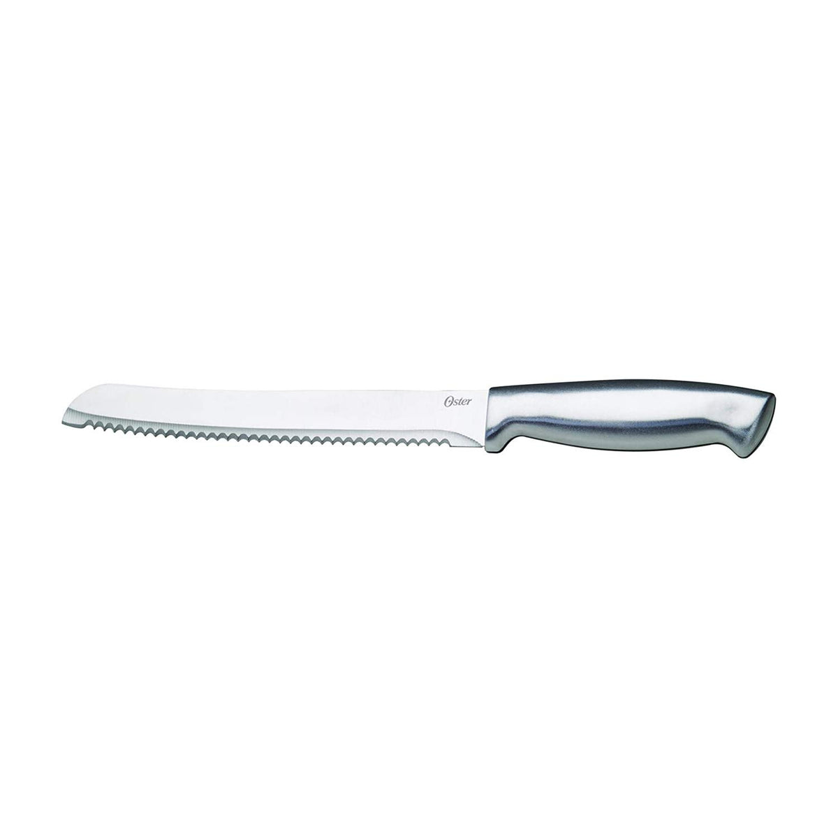 Oster Baldwyn Juego de Bloques para Cubiertos de 14 piezas, Satinado Cepillado, Plateado - 70561.14