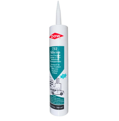 DOWSIL 732 - Sellador De Silicona De Uso General - Blanco, Cartucho de 300 ml