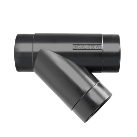 POWERTEC - Accesorio en Y de 2-1/2 pulgadas para manguera de 2 1/2 pulgadas, accesorios de conector de manguera de 2 1/2 pulgadas para sistema de recogida de polvo, 1 paquete (70179V)