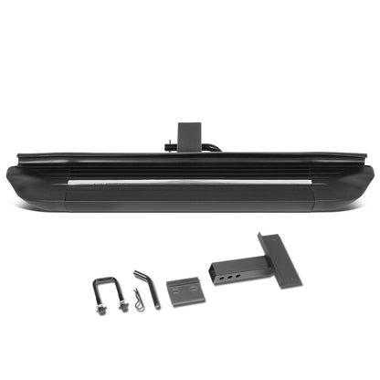 DNA Motoring Receptor de Enganche de Remolque de 2 in con Barra Cuadrada de 21x4 in, Negro, PT-ZTL-8079-BK - Black 53,3 cm Long