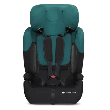 Kinderkraft COMFORT UP Autoasiento I-SIZE 76-150 cm, Silla automóvil para niños, bebé, Sillade, Cinturón, regula en 11 niveles, Grupo 1/2/3, 15 meses - 12 años, 9-36 kg, Verde