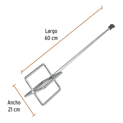 Truper REV-12M, Revolvedor para mortero, 120 mm diámetro