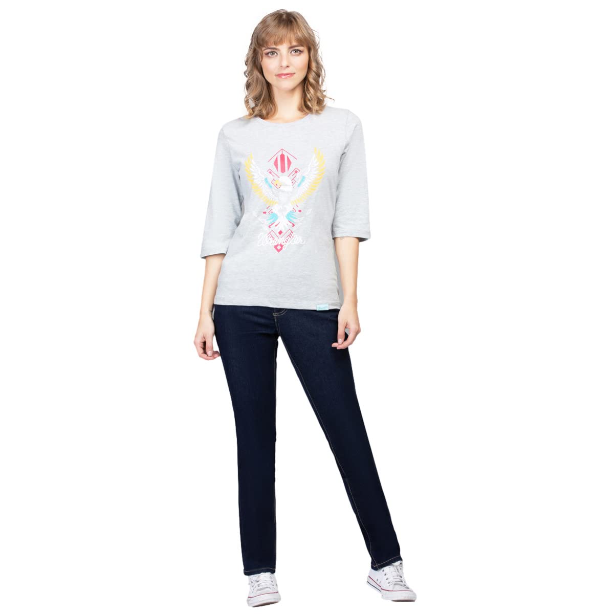 Wrangler Linea: Playera Segmento: Fashion Playera Manga 3/4 Blusas Mujer