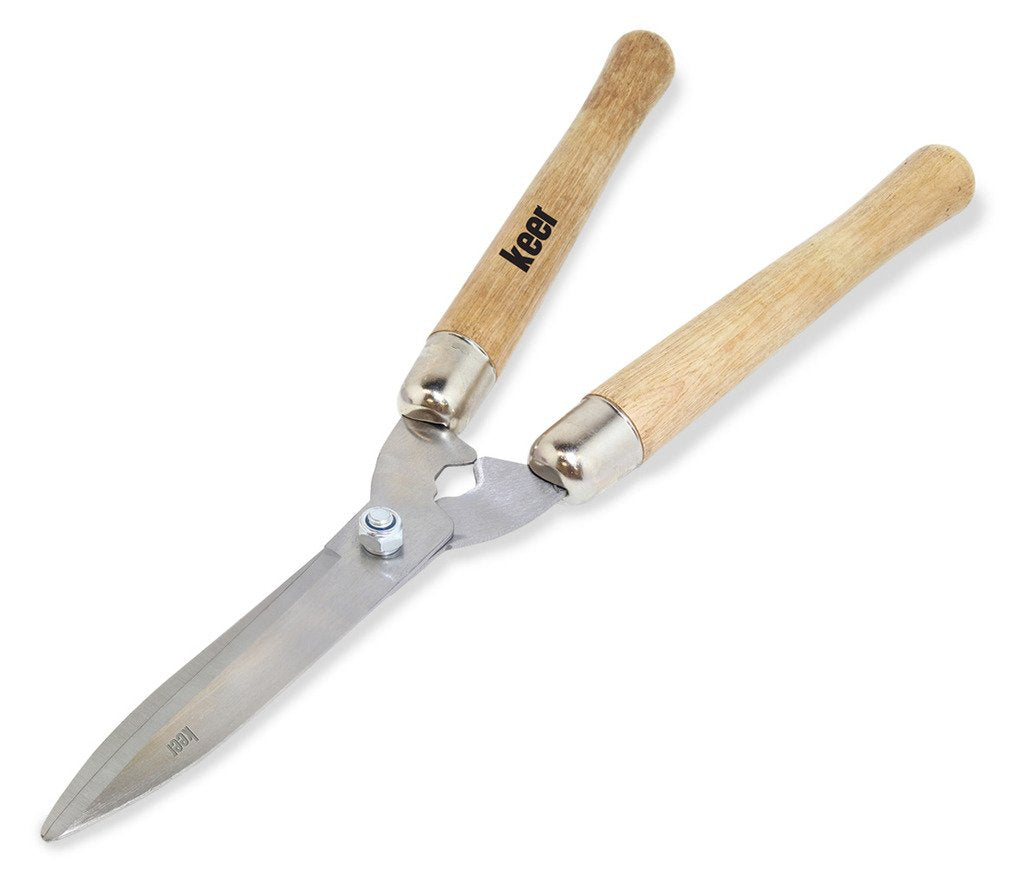 Keer Tijeras de poda a dos manos 17 cm con hoja Bypass de acero aleado y estilo Contemporáneo