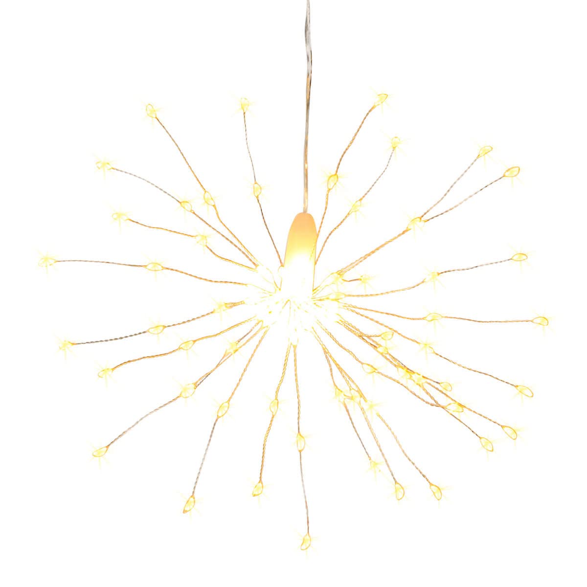 Estrella 90 Focos LED Fantasias Miguel Serie Decorativa Navidad Punta de Arbol Decoracion Boda XV Años Comunion Bautizo Serie de Pilas Arreglo Floral Fiestas 30 Ramas Marca Mylin 1 pieza