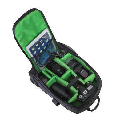Rivacase 7490 (PS) mochila Poliéster Negro - Mochila para portátiles y netbooks (Poliéster, Negro, Monótono, 300 mm, 155 mm, 430 mm)