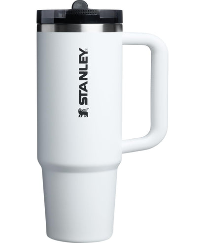 Stanley Quencher ProTour - Vaso con Popote Abatible, Mango Integrado, Acero Inoxidable, Sin BPA - Tiza