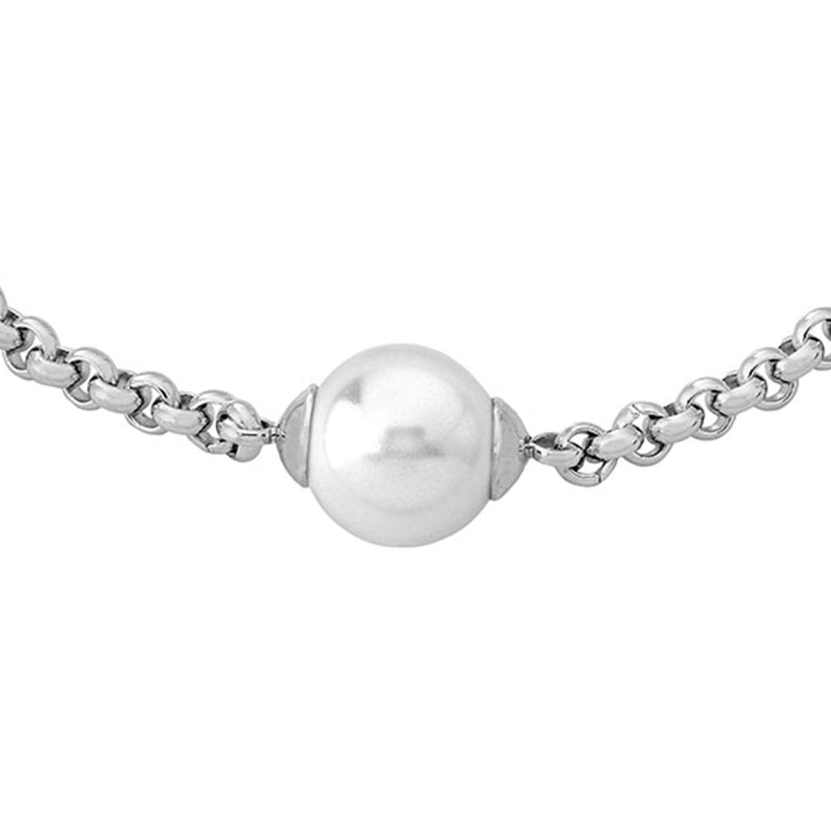 MJ15359.01.0.000.010.1 Majorica Pulsera para Mujer, color Plata, 8 mm