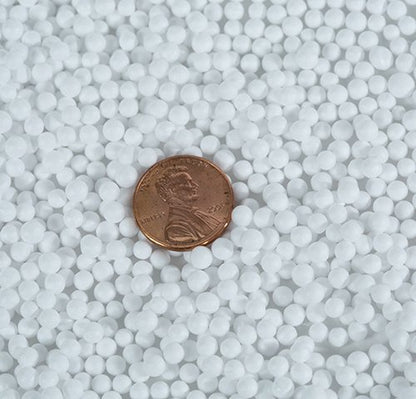 Fairfield Poly-Fil - abalorio de polietileno de alta calidad, relleno para animales de peluche, juguetes y muñecas, ideal para floam y slime, relleno de puf, bolsa de 2.8 onzas