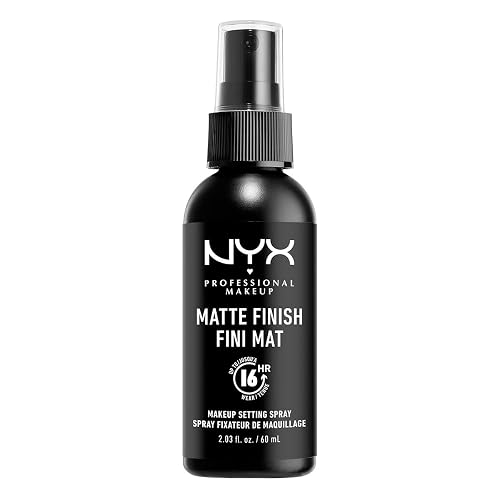 NYX Professional Makeup Matte Finish, Spray Fijador, Acabado Mate, 60 ml