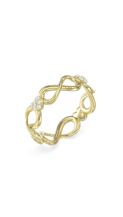 GUESS Anillo para Mujer LOVE BITES color Dorado