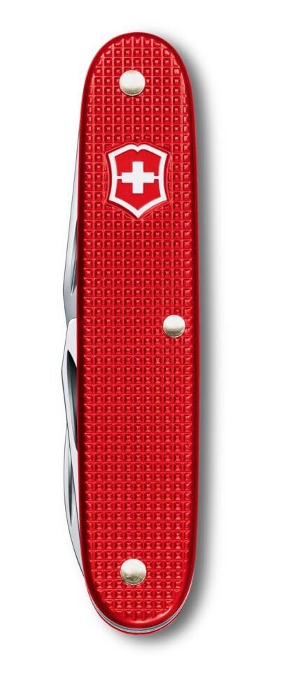 Victorinox Companion X Alox- Herramienta de bolsills con tijeras | Multiherramienta DDurable hecha en Suiza con abridor de caja, tijeras y escamas Alox rojas. Compacto y sin cuchillas para