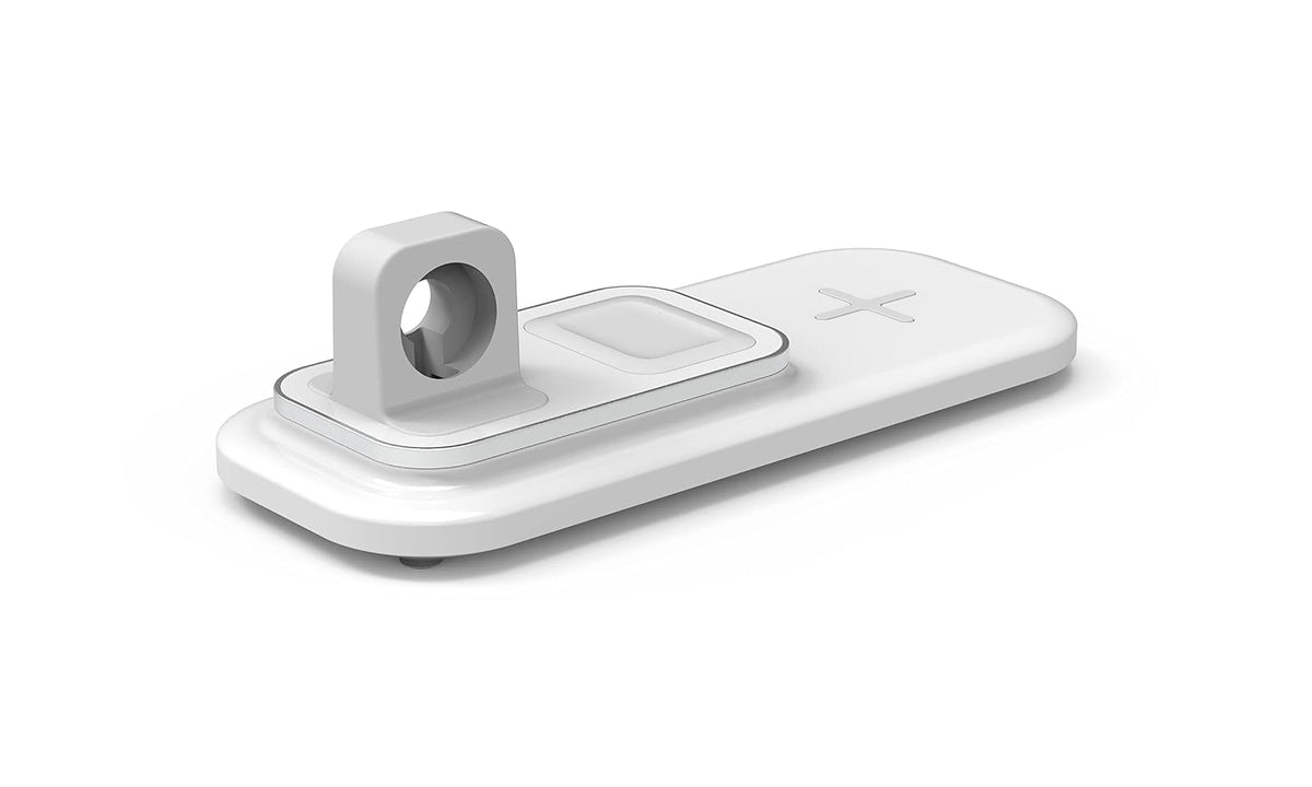 QuikCell Trio 3 in 1 Wireless Charging Pad - White