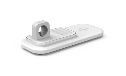 QuikCell Trio 3 in 1 Wireless Charging Pad - White